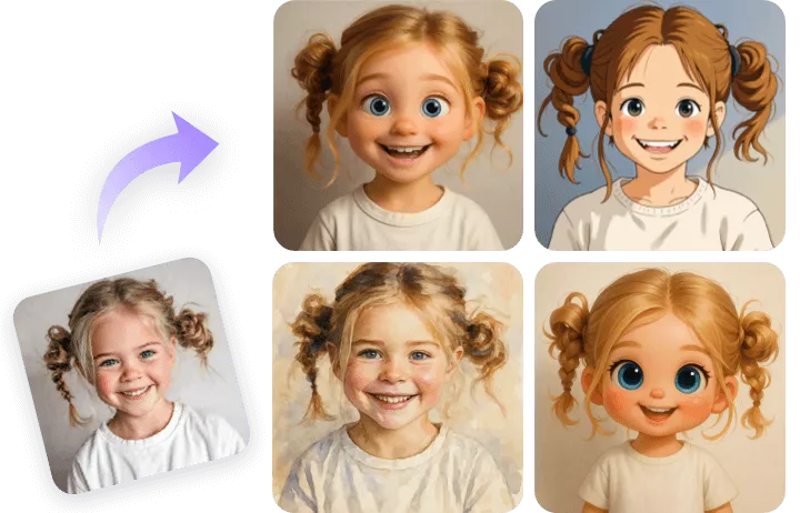 Explore Your Selfie in Different Styles